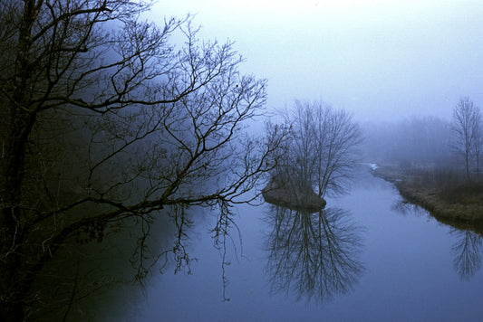 Blue Mist, 2022, color photograph, 8 x 12 in. / 20.32 x 30.48 cm.