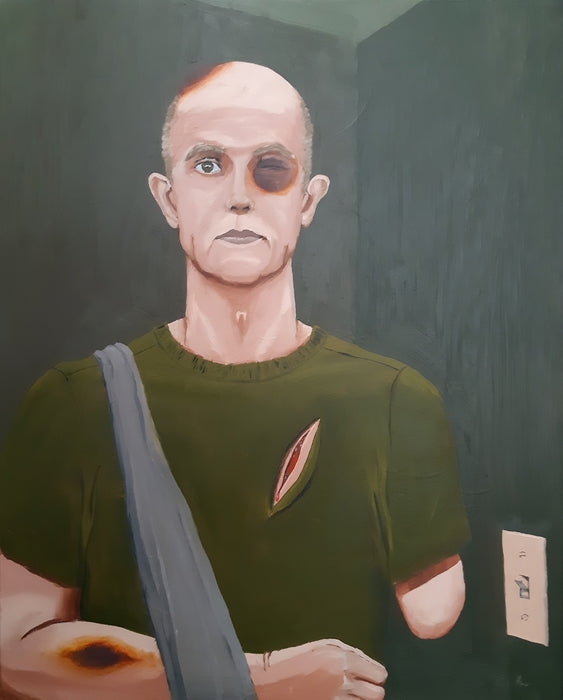 But, Inside, 2021, oil on canvas, 30 x 24 in. / 76.2 x 60.96 cm.