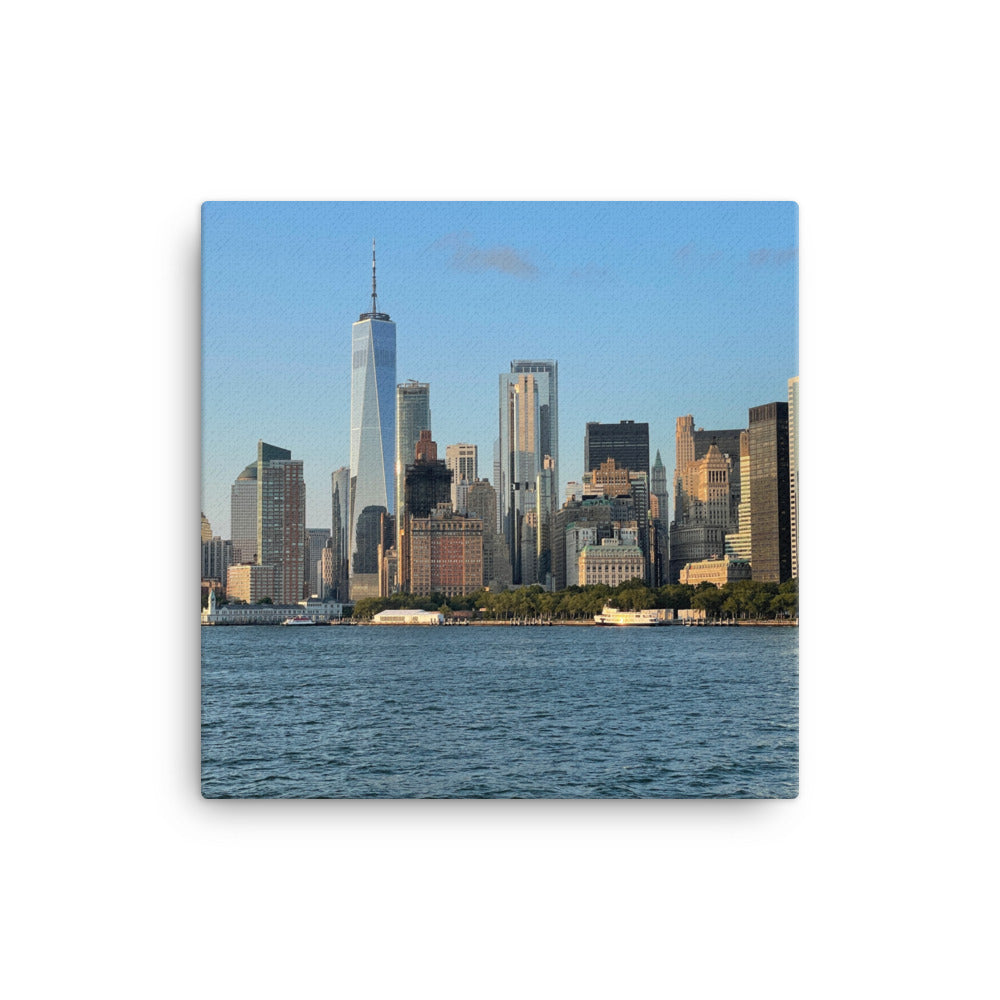 Docking Staten Island Ferry, 2023, photography on canvas print