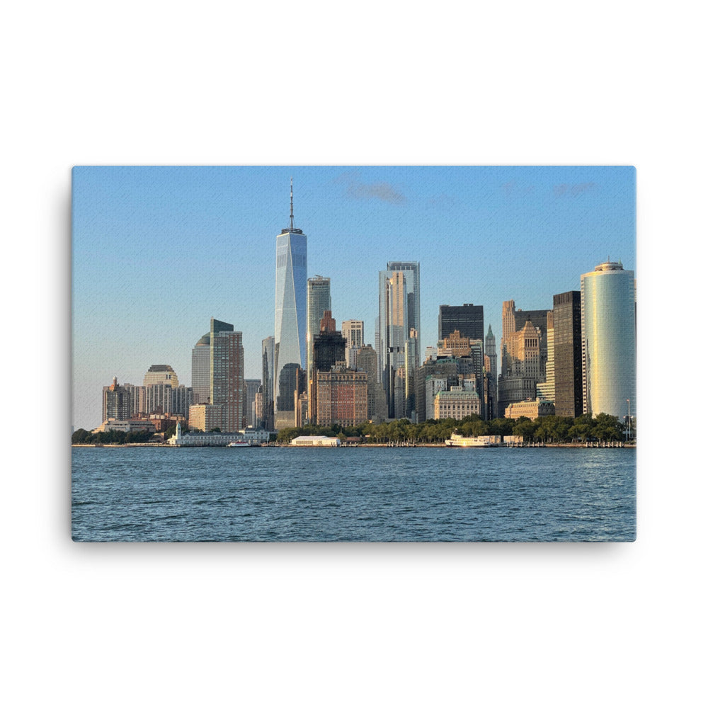 Docking Staten Island Ferry, 2023, photography on canvas print