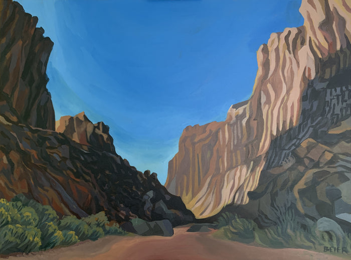 Diablo Sky, 2023, acrylic on canvas, 30 x 40 in. / 76.2 x 101.6 cm.