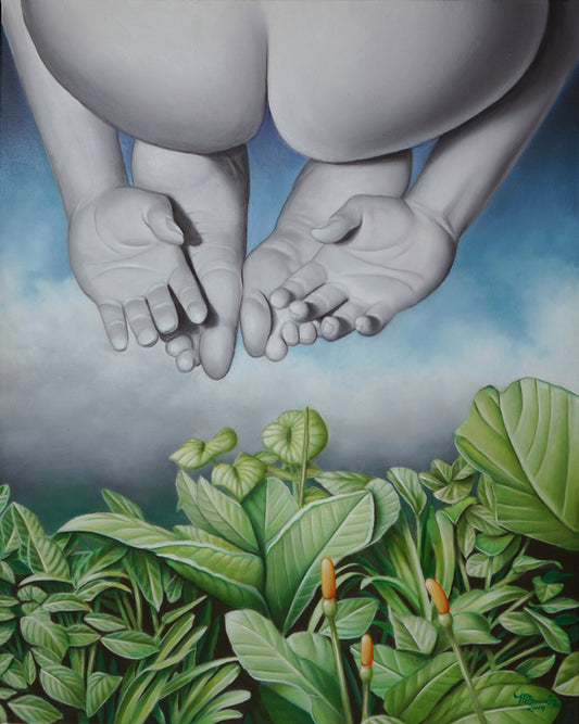 Elevation, 2019, oil on canvas, 30 x 24 in. / 76.2 x 60.96 cm.