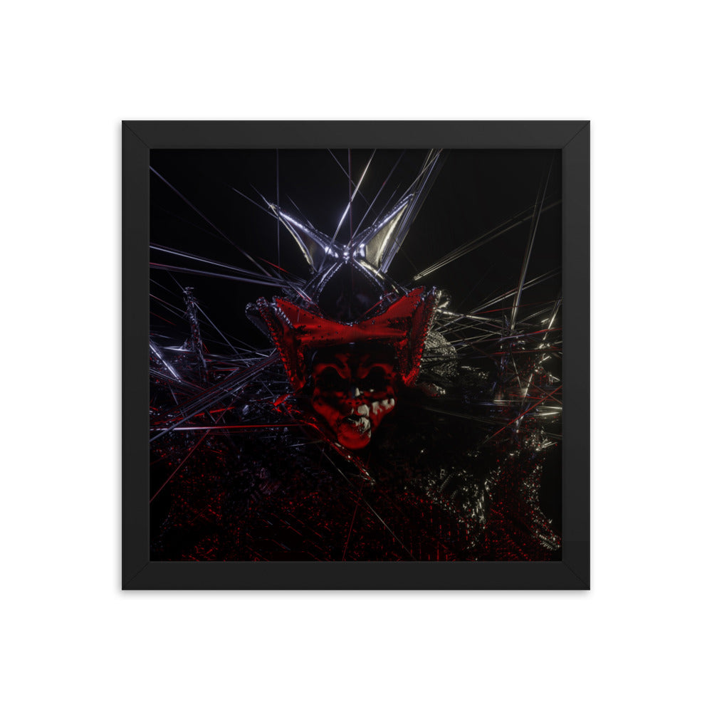 Count, 2023, digital render on framed paper print