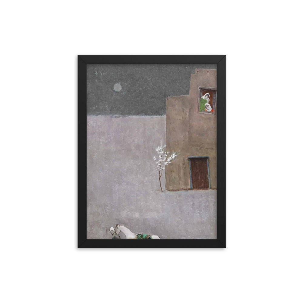 Untitled, 2023, oil on framed paper print
