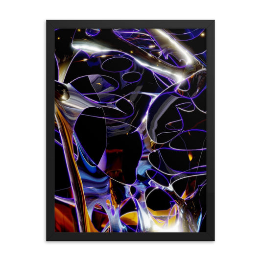 Untitled, 2023, digital render on framed paper print