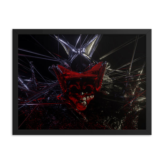 Count, 2023, digital render on framed paper print