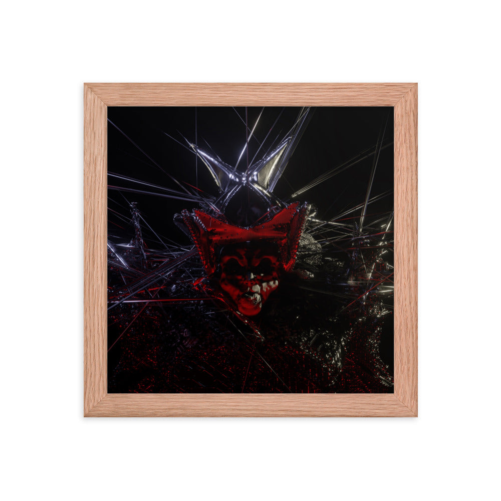 Count, 2023, digital render on framed paper print