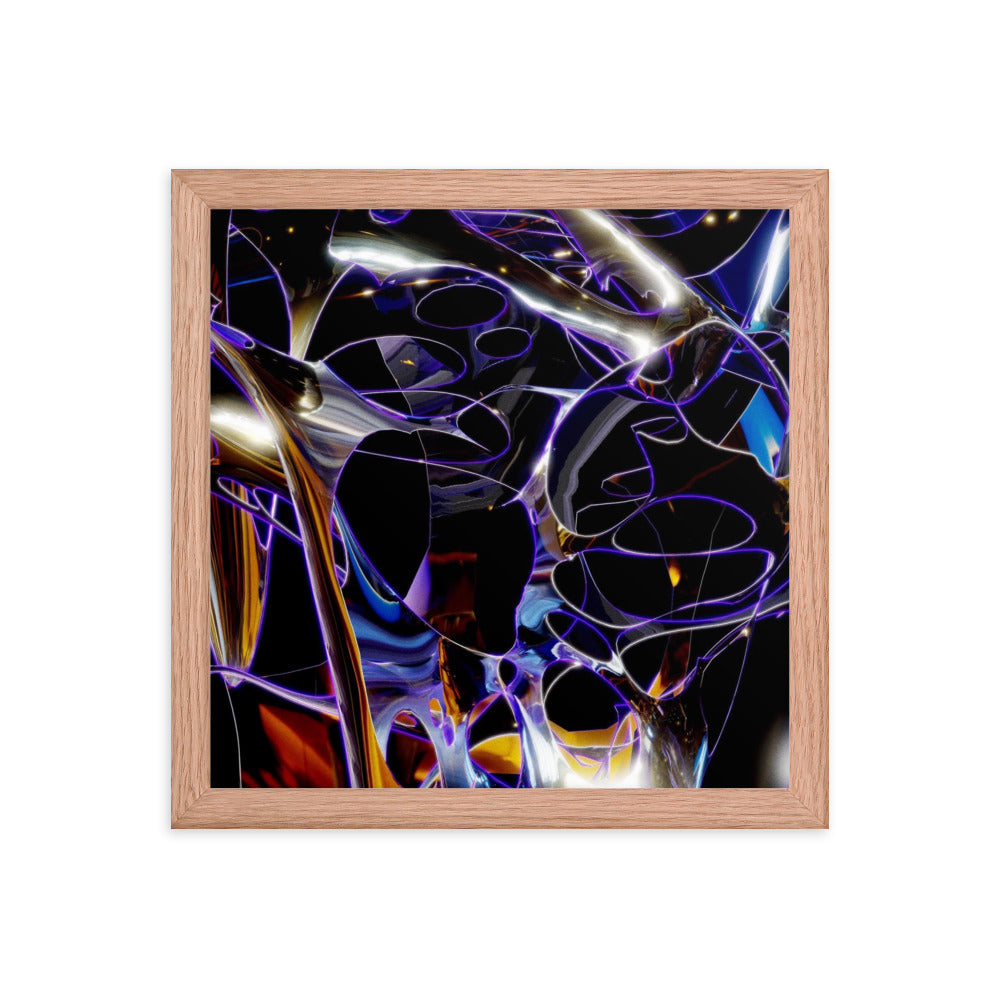 Untitled, 2023, digital render on framed paper print