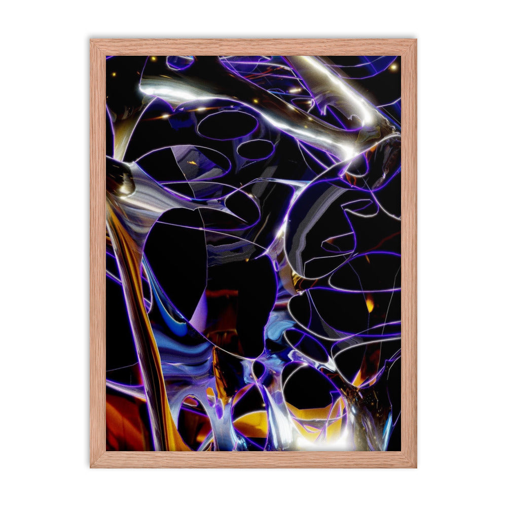 Untitled, 2023, digital render on framed paper print