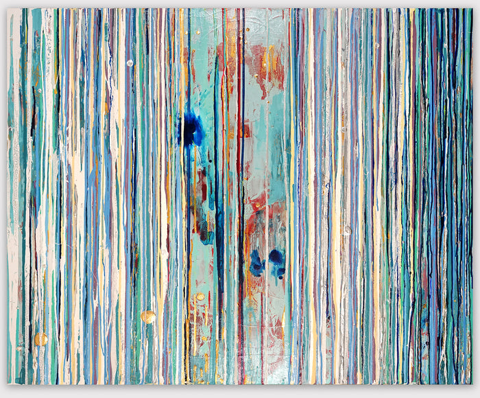 Flow Number 4, 2024, acrylic on canvas, 48 x 60 in. / 121.92 x 152.4 cm.