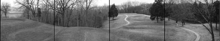 Great Serpent Mound, 1987, photography, 20 x 60 in. / 50.8 x 152.4 cm.