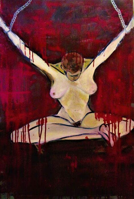 How I Feel #1, 2019, oil on canvas, 36 x 24 in. / 91.44 x 60.96 cm.