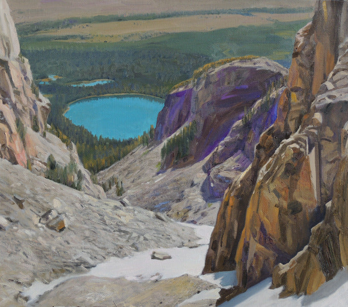 Lower Saddle View of Taggart, 2015, oil, 30 x 34 in. / 76.2 x 86.36 cm.