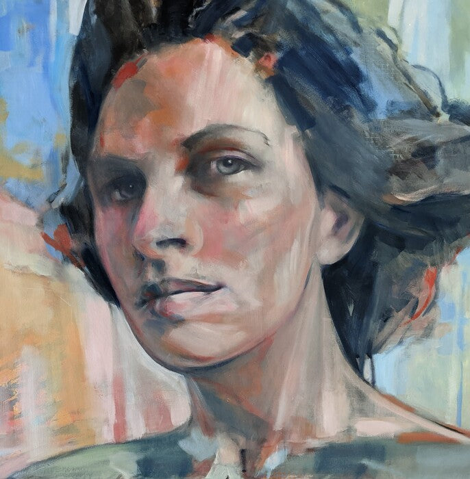 Maria 2, 2023, oil on canvas, 36 x 36 in. / 91.44 x 91.44 cm.