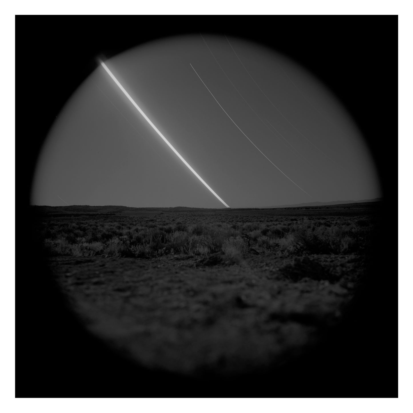 Montello Moonset II, 2019, archival inkjet print, 22 x 22 in. / 55.88 x 55.88 cm.