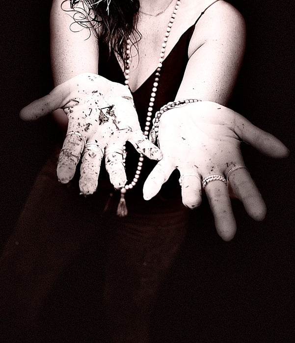 Feral Wom+n: Nikki's Hands, 2022, photography, 20 x 20 in. / 50.8 x 50.8 cm.