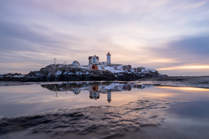 Nubble Christmas, 2021, aluminum print, 24 x 36 in. / 60.96 x 91.44 cm.