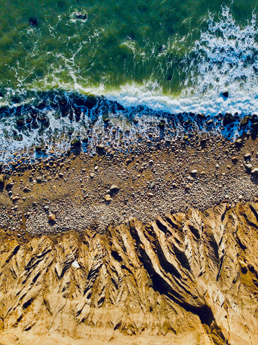 Ocean Meets Land, 2022, photography, 20 x 30 in. / 50.8 x 76.2 cm.