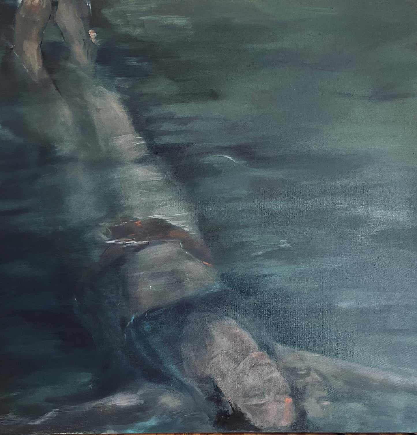 Ophelia, 2023, oil on canvas, 36 x 36 in. / 91.44 x 91.44 cm.