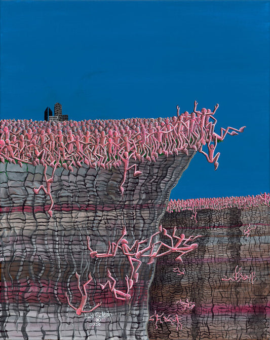 Panic Attack, 2020, acrylic on canvas, 30 x 24 in. / 76.2 x 60.96 cm.