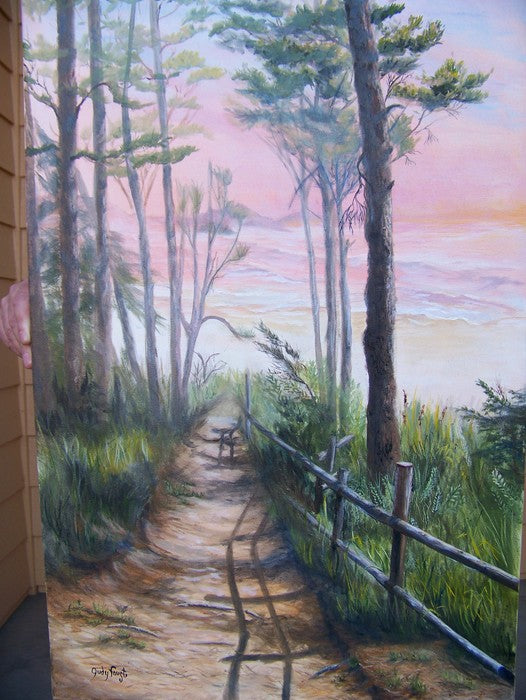 Path to Tranquility, 2020, oil on canvas, 30 x 20 in. / 76.2 x 50.8 cm.