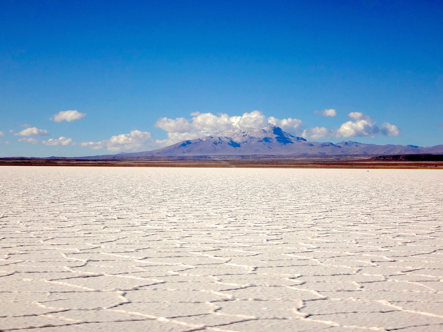 Salt Flats of Bolivia, 2023, giclee print on wrapped canvas, 24 x 18 in. / 60.96 x 45.74 cm.