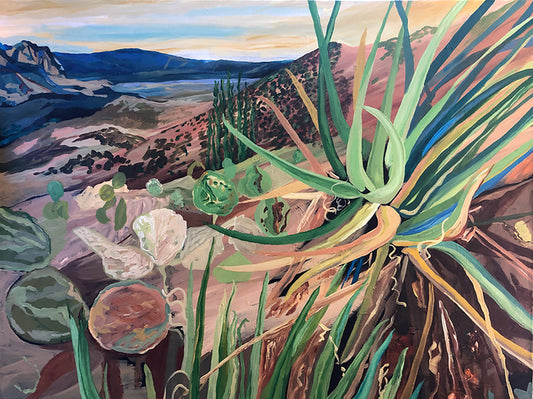 Sedona, 2022, acrylic, 36 x 48 in. / 91.44 x 121.92 cm.