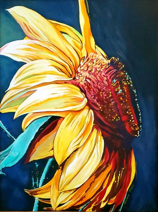 Seek the Light 2, 2020, acrylic, 20 x 16 in. / 50.8 x 40.64 cm.