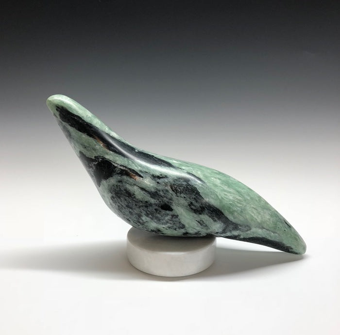 Sensuality, 2020, Iranian soapstone, 9 x 11 x 4 in. / 22.86 x 27.94 x 10.16 cm.