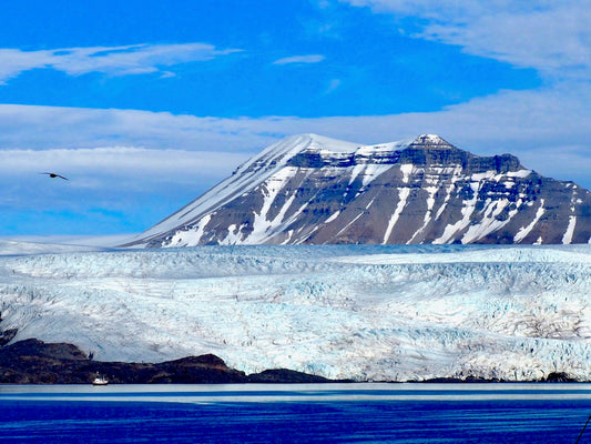 Spitzbergen Glazier, 2023, giclee print on wrapped canvas, 24 x 18 in. / 60.96 x 45.74 cm.