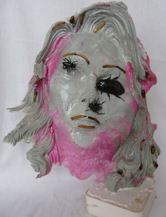 Strange Portrait, 2023, mixed media, 40 x 23 x 21 cm. / 15.7 x 9 x 8.2 in.