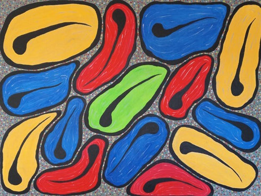 The Form 6, 2023, oil on canvas, 36 x 48 in. / 91.44 x 121.92 cm.
