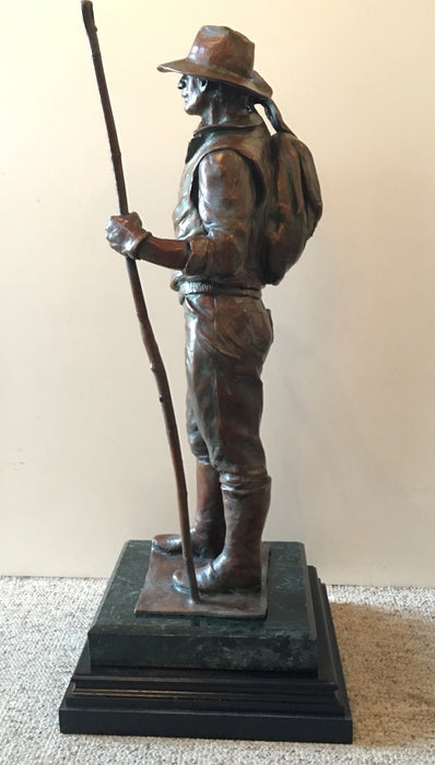 The Naturalist, 2015, bronze, 26 x 13.5 in. / 66.04 x 34.29 cm.