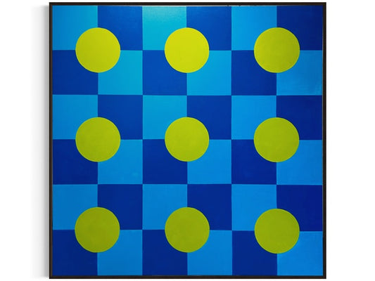 The Observer, 2023, acrylic on canvas, 60 x 60 in. / 152.4 x 152.4 cm.