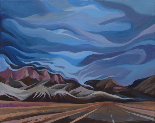 The Portal, 2023, acrylic on canvas, 16 x 20 in. / 40.64 x 50.8 cm.