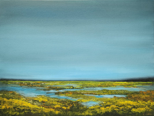 The Valley, 2024, oil on canvas, 12 x 16 in. / 30.48 x 40.64 cm.