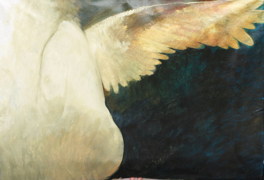 Unfettered Wings, 2010, acrylic on canvas, 45 x 38 in. / 114.3 x 96.52 cm.