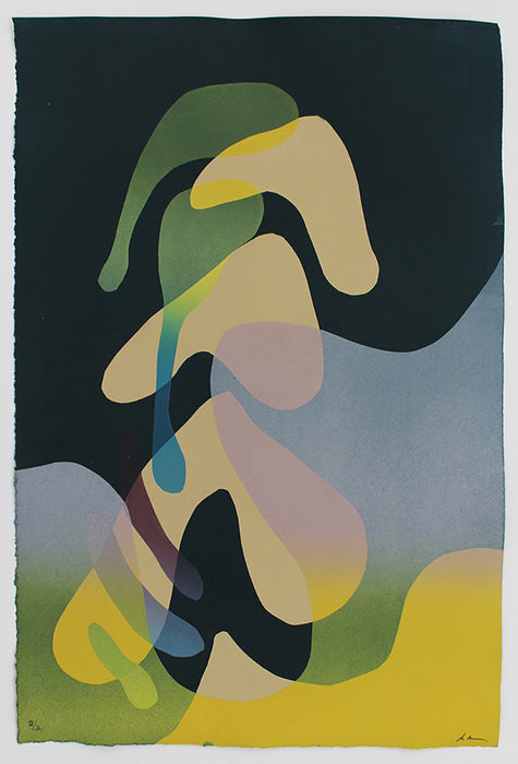 Up, 2019, relief print, 19 x 12 in. / 48.26 x 30.48 cm.