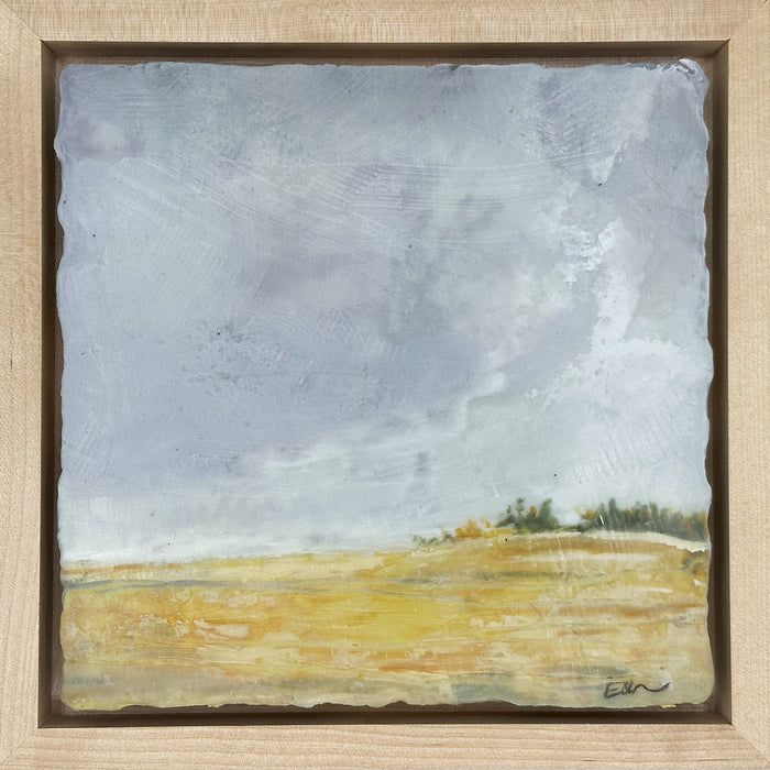 Wild Youth, 2023, encaustic, 6 x 6 in. / 15.24 x 15.24 cm.