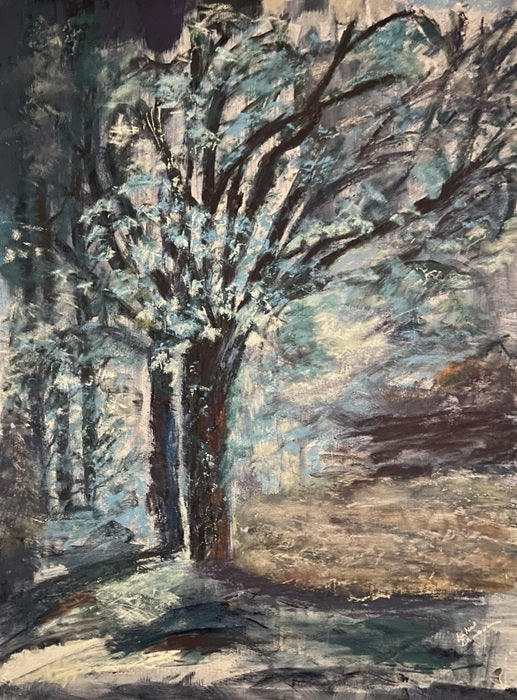 All Things Wintry Lands series IV of IV, 2022, soft pastel, 24 x 18 in. / 60.96 x 45.72 cm.