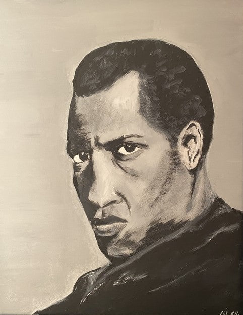 Robeson, 2020, acrylic, 20 x 16 in. / 50.8 x 40.64 cm.