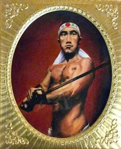 Yukio Mishima, 2000, acrylic, 24 x 18 in. / 60.96 x 45.72 cm.